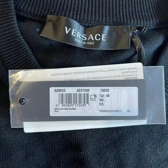 Versace Medusa sweater M $1150 - Picture 3 of 5